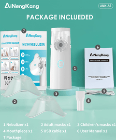 Portable Nebulizer Handheld Asthma Inhaler Device - Priceless Collect LLC