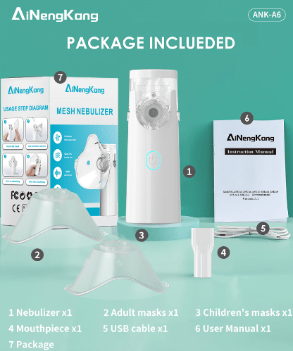 Portable Nebulizer Handheld Asthma Inhaler Device - Priceless Collect LLC