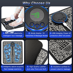 Rechargeable Foot Massage Pad - Priceless Collect LLC