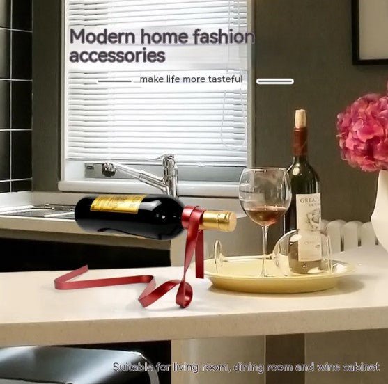 Ribbon Wine Rack - Priceless Collect LLC