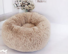 Round Plush Dog Bed for Small Dogs and Puppies - Priceless Collect LLC