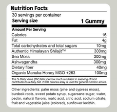 Shilajit 3-in-1 Gummies for Men - Priceless Collect LLC