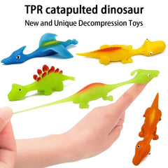 Slingshot Dino-Launch Finger Fun Toys - Priceless Collect LLC