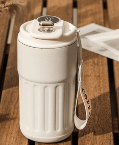 Smart Digital Thermal Bottle Portable Coffee Mug Stainless Steel Water Bottle In-Car Insulated Cup Keep Cold Vacuum Flasks 450ml - Priceless Collect LLC