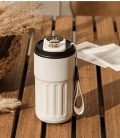 Smart Digital Thermal Bottle Portable Coffee Mug Stainless Steel Water Bottle In-Car Insulated Cup Keep Cold Vacuum Flasks 450ml - Priceless Collect LLC
