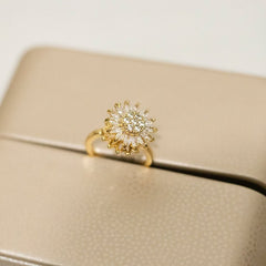 Sunflower Rotation Ring for Anxiety Relief - Priceless Collect LLC