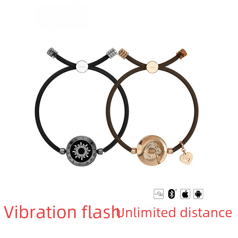 Totwoo Smart Bracelet with Flash & Vibration for Couples - Priceless Collect LLC