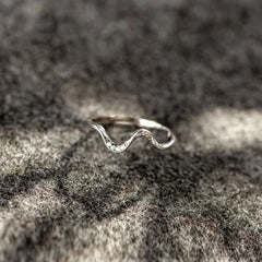 Water Wave Silver Ring in Fashion Design - Priceless Collect LLC
