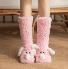Women’s Plush Dog Socks - Priceless Collect LLC