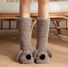 Women’s Plush Dog Socks - Priceless Collect LLC